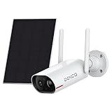 DEKCO Security Cameras Wireless Outdoor - 2K Solar Security Camera for Home Security, Two-Way Audio, Smart Human Detection, Simple Setup, Night Vision WiFi Camera Outdoor