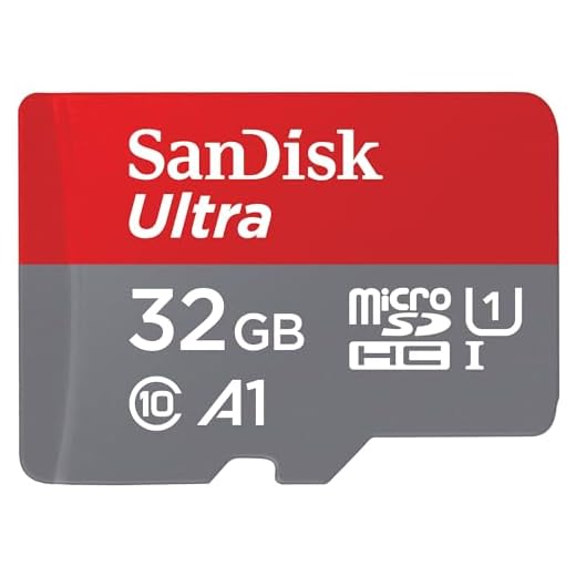SanDisk 32GB Ultra microSDHC UHS-I Memory Card with Adapter - 120MB/s, C10, U1, Full HD, A1, Micro SD Card - SDSQUA4-032G-GN6MA