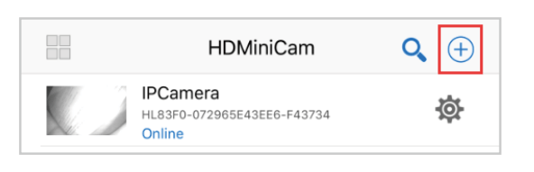 Go to HDMINICAM app