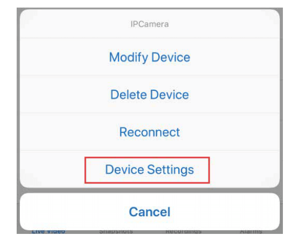 Setup WiFi for camera