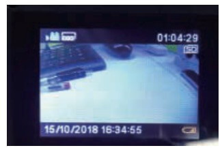 Functions of operating buttons in recording mode