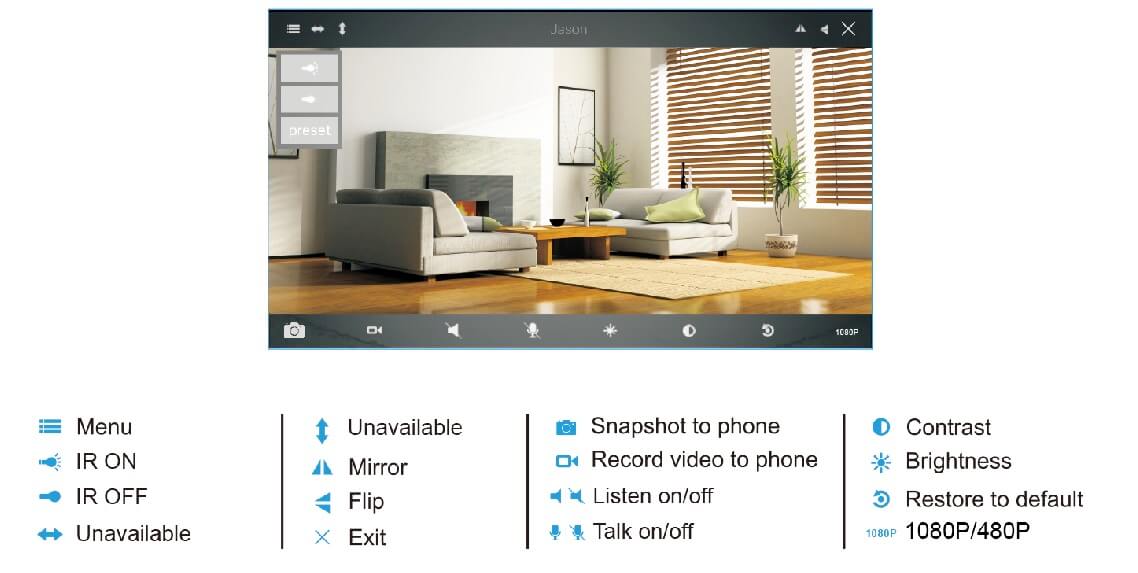 Live Video Interface