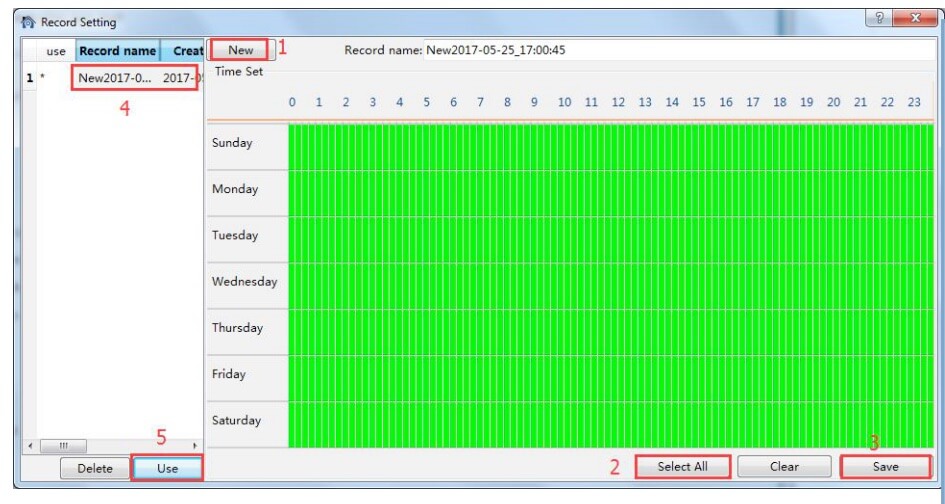 Scheduled Recording
