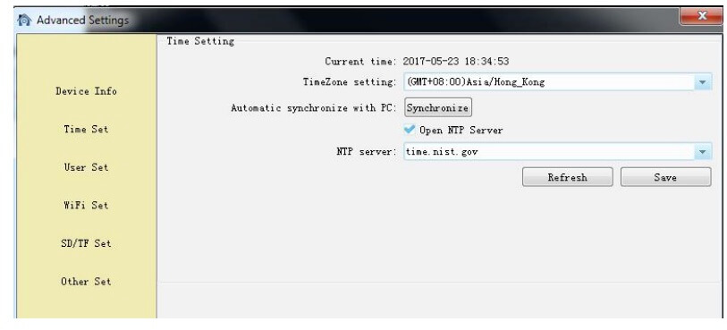 Time Setting