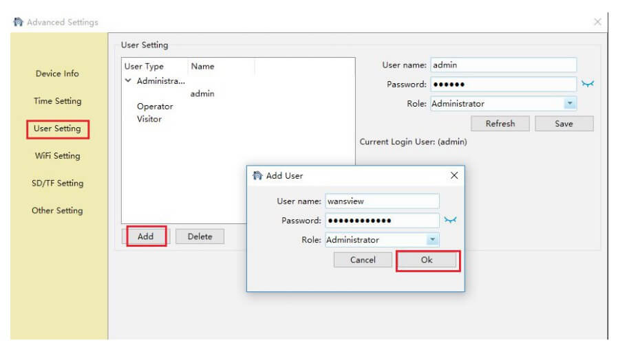 User Setting