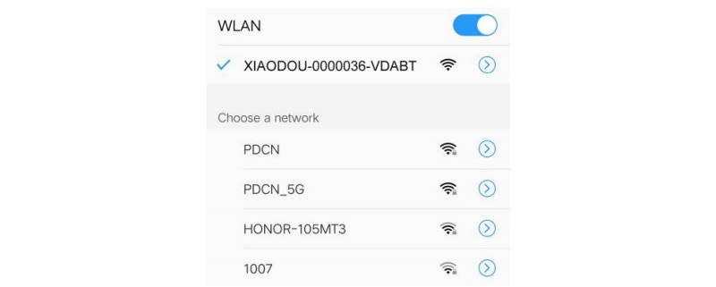 Connection (AP mode)