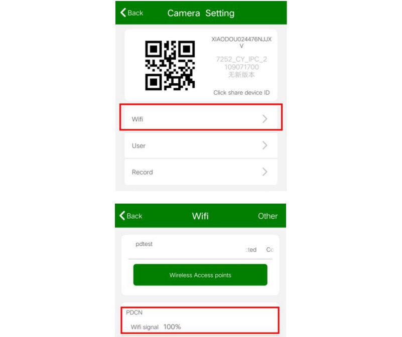 WiFi Remote Mode Setting