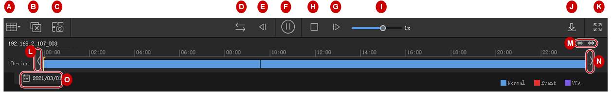 Playback Toolbar