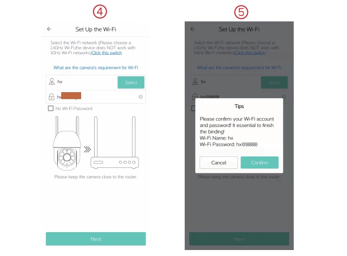 Adding the device through the following steps