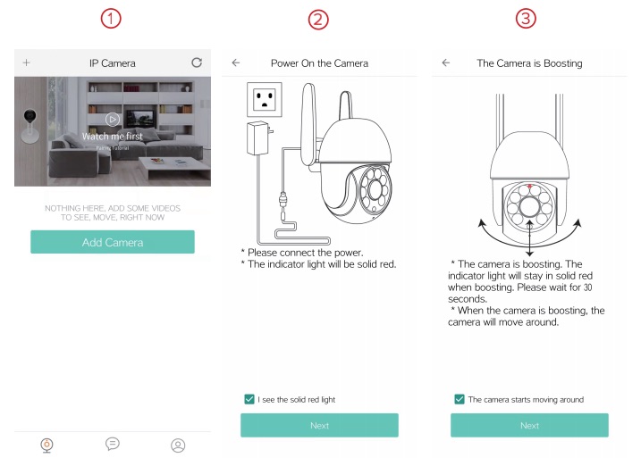 Adding the device through the following steps