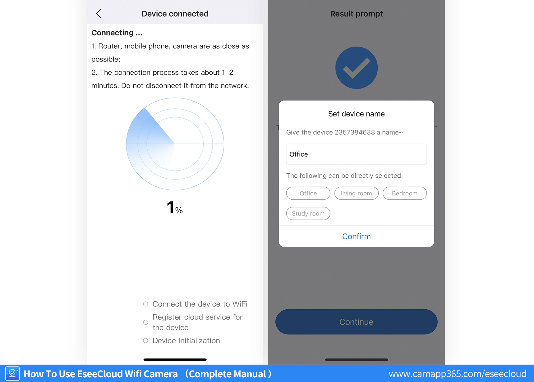 Connect EseeCloud Battery Camera