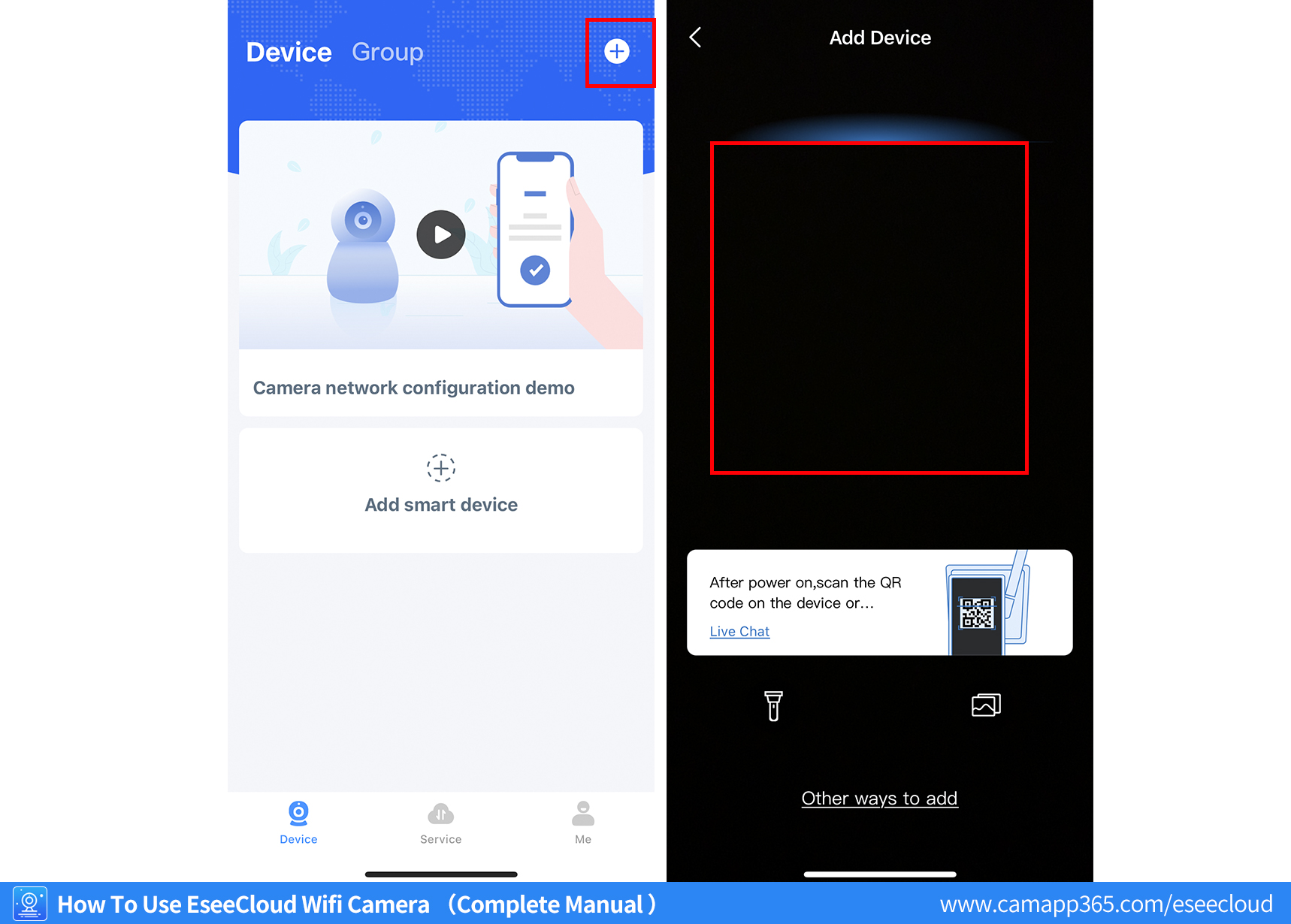 How to share EseeCloud camera?