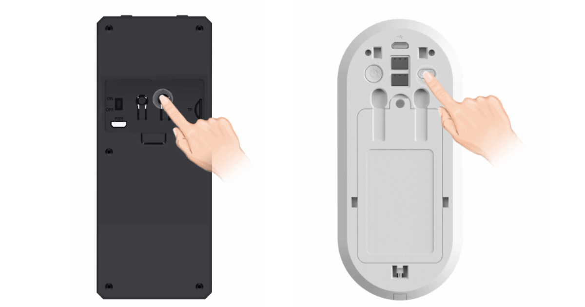 blurams doorbell reset button