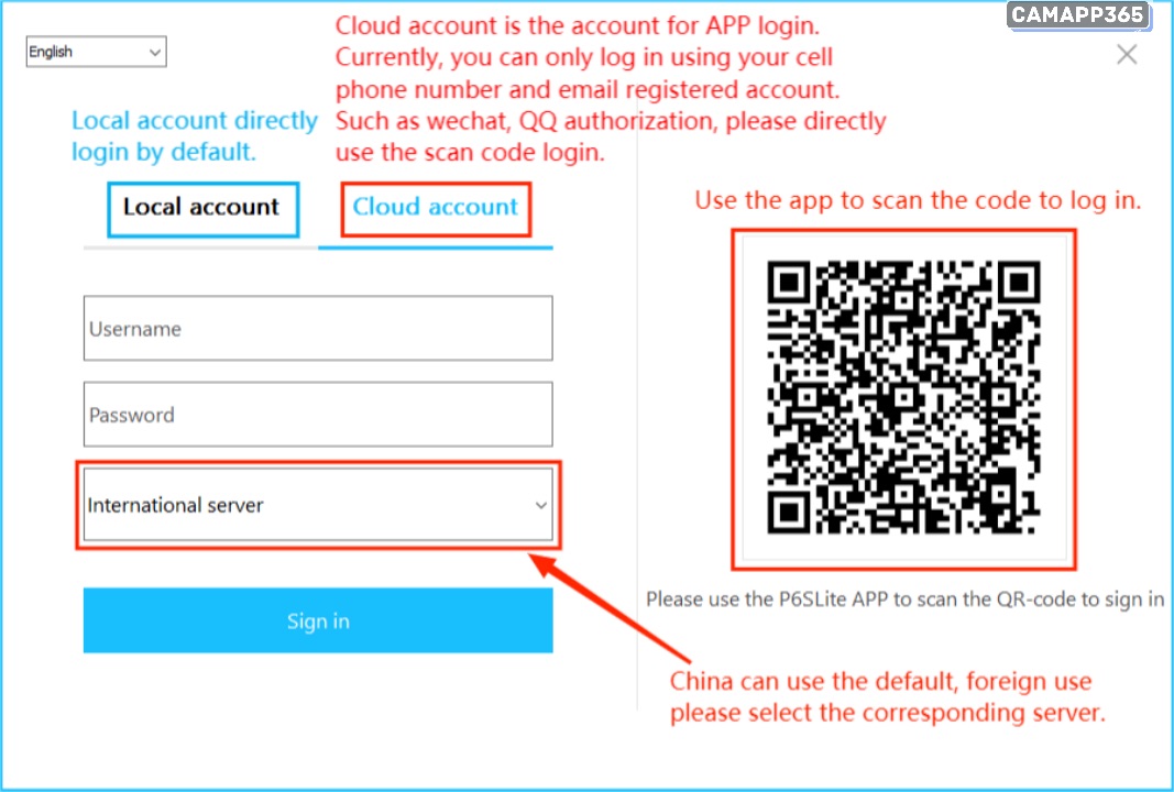 Install and login to P6SLite For Pc
