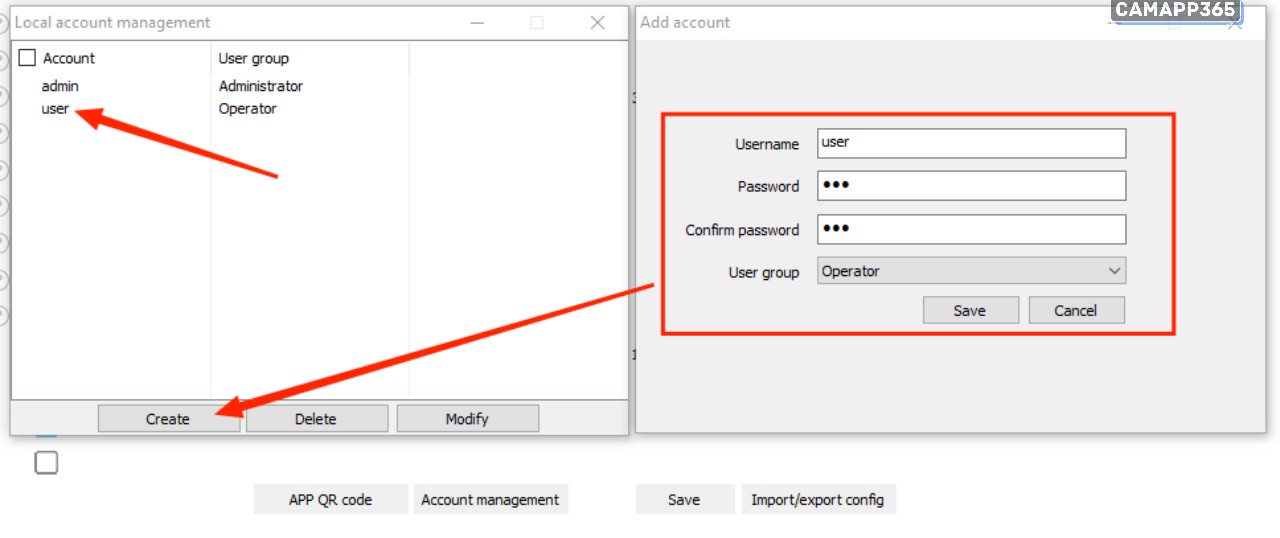 System settings