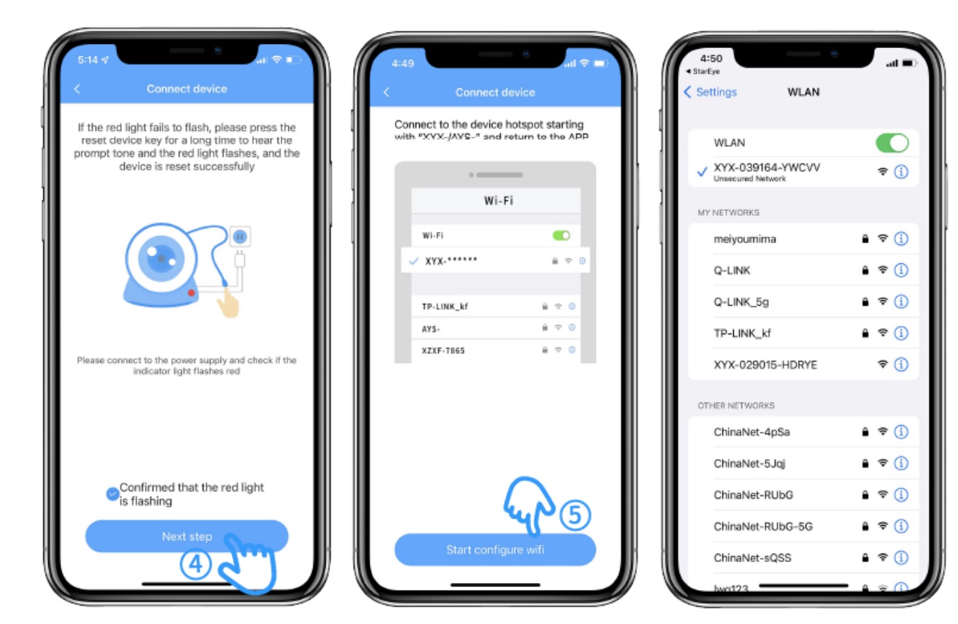 AP Mode - Connect StarEye Camera To Wifi