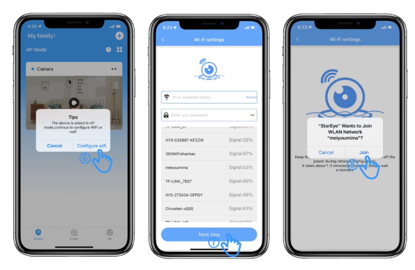 AP Mode - Connect StarEye Camera To Wifi