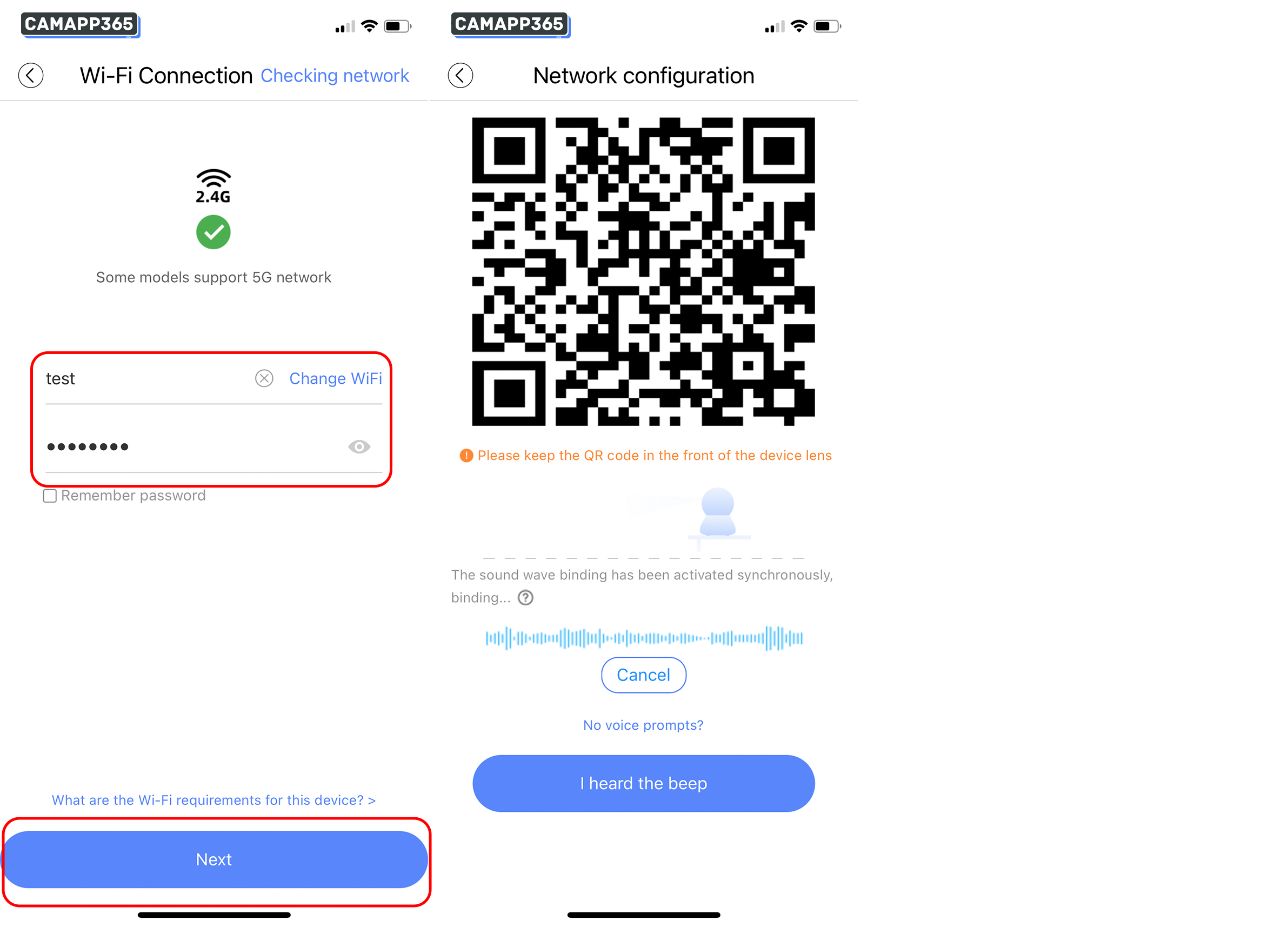 QR Code Connection