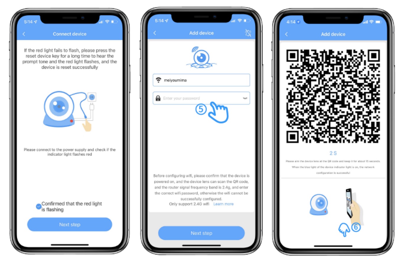 QR code Mode - Connect StarEye Camera To Wifi