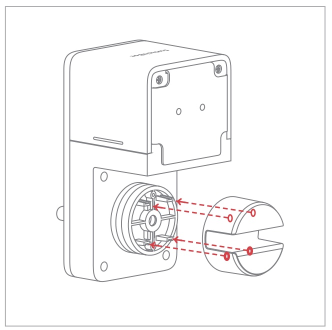 Confirm the place of installation and direction of the SwitchBot Lock - Install SwitchBot Lock